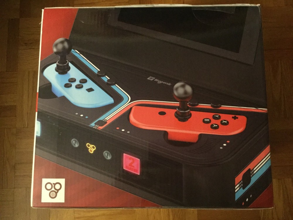 Tabletop Arcade Kit Dock Cabinet for Nintendo Switch + Two Oversized Joysticks