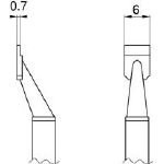 HAKKO Soldering Tip SOP 8L Type T81006