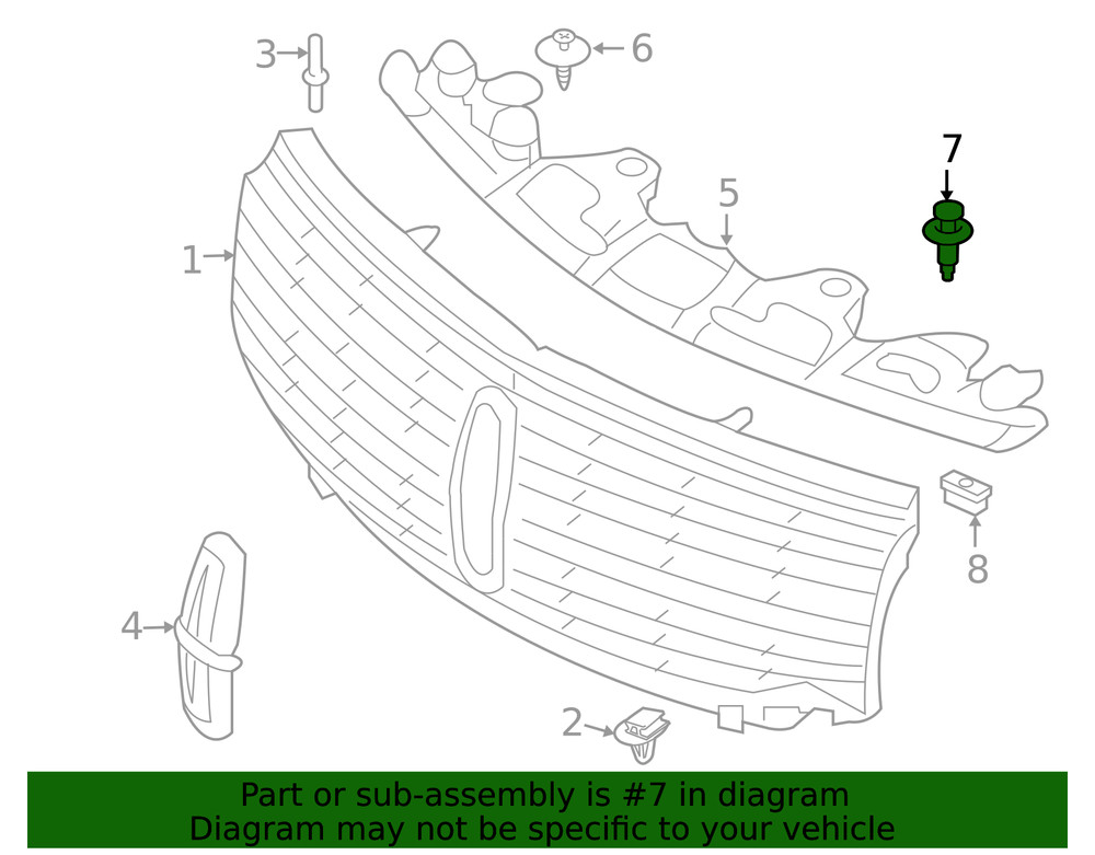 Genuine Ford Bumper Screw W712336S437