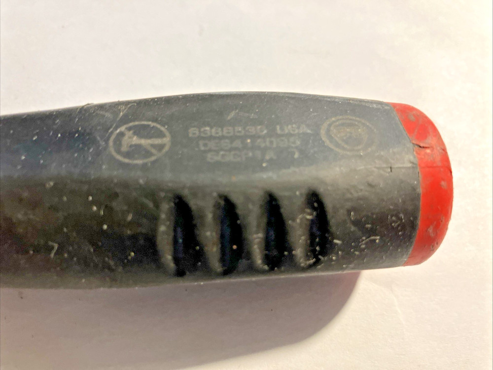 Snap-on Tools SGCP1A Cotter Pin Puller 9" Soft Grip Red/black USA