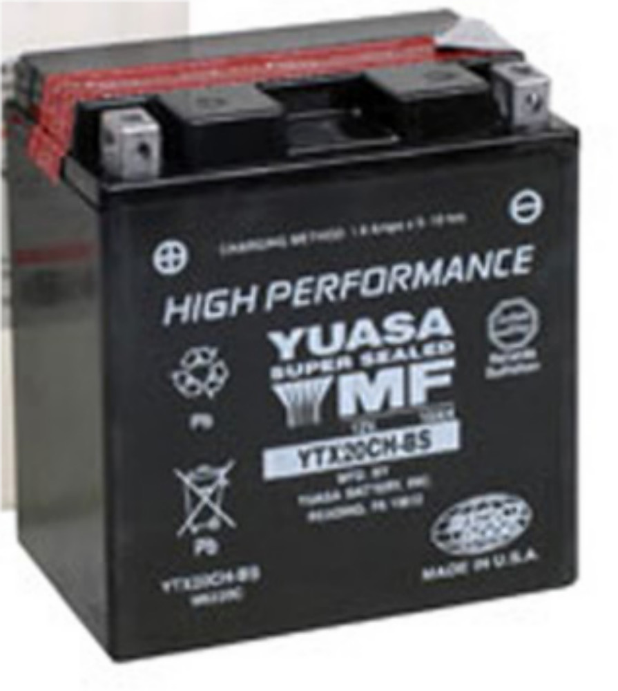 Yuasa YTX20CH-BS High Performance AGM Battery w/Bottle