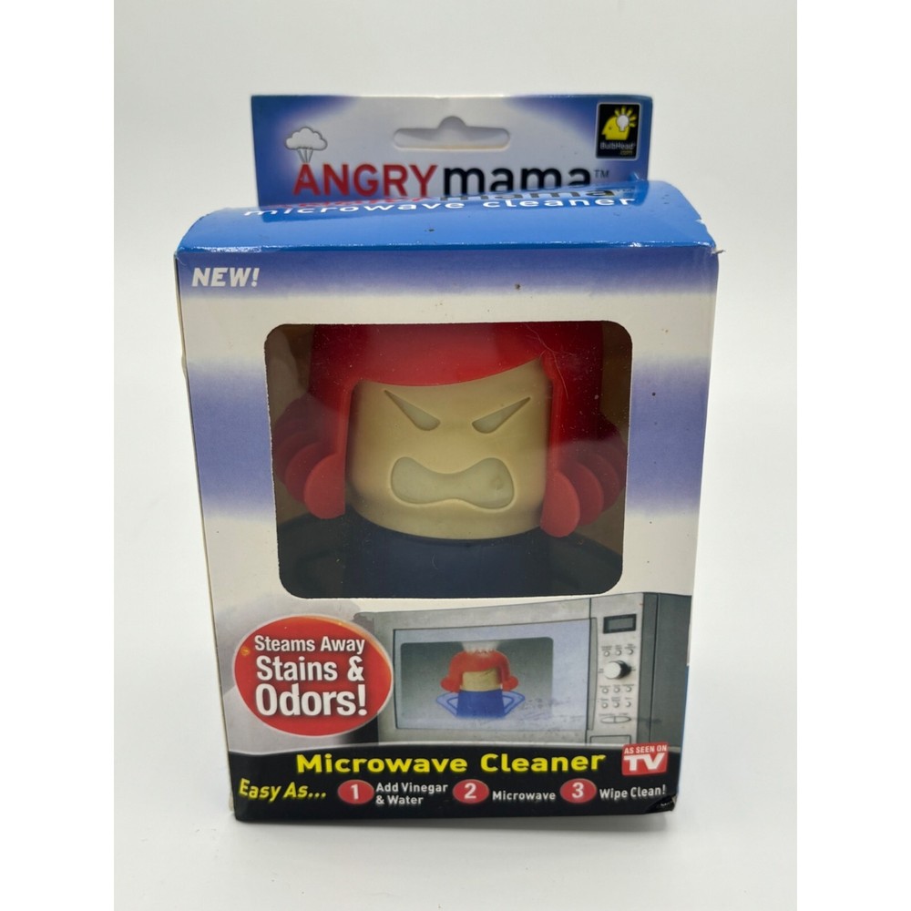 Angry Mama Microwave Cleaner New