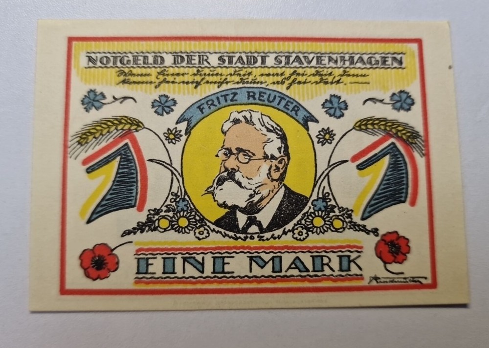 1 Mark Excellent Condition Old BANKNOTE Germany