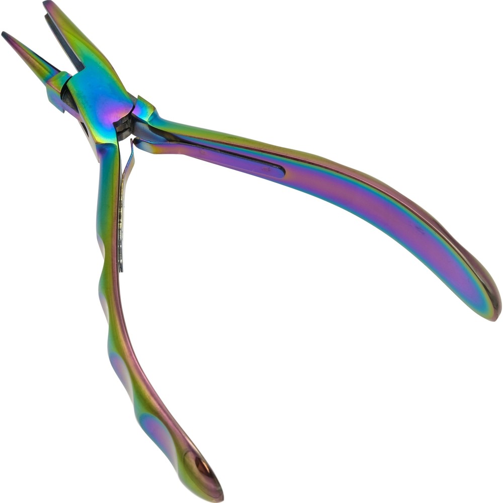 Chroma Series Rainbow Multi Color Round Concave Plier PL386