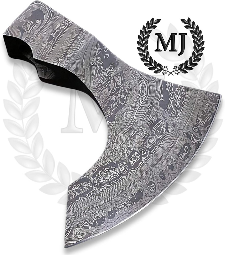 Custom Handmade Damascus Tomahawk Head, Hatchet Head, Axe Head, Viking Axe Head,