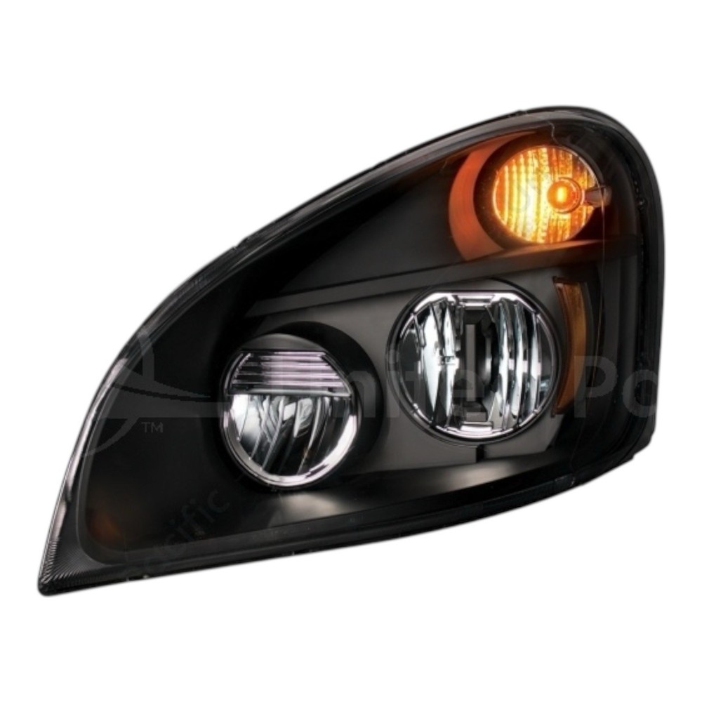 Freightliner Cascadia LED Headlight Fits 2008-2017 Driver Side Blackout Version