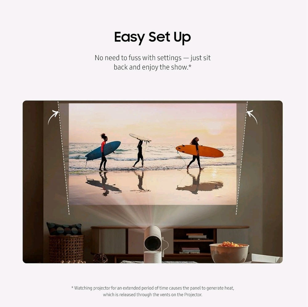 Samsung The Freestyle Projector + Original Hard Case