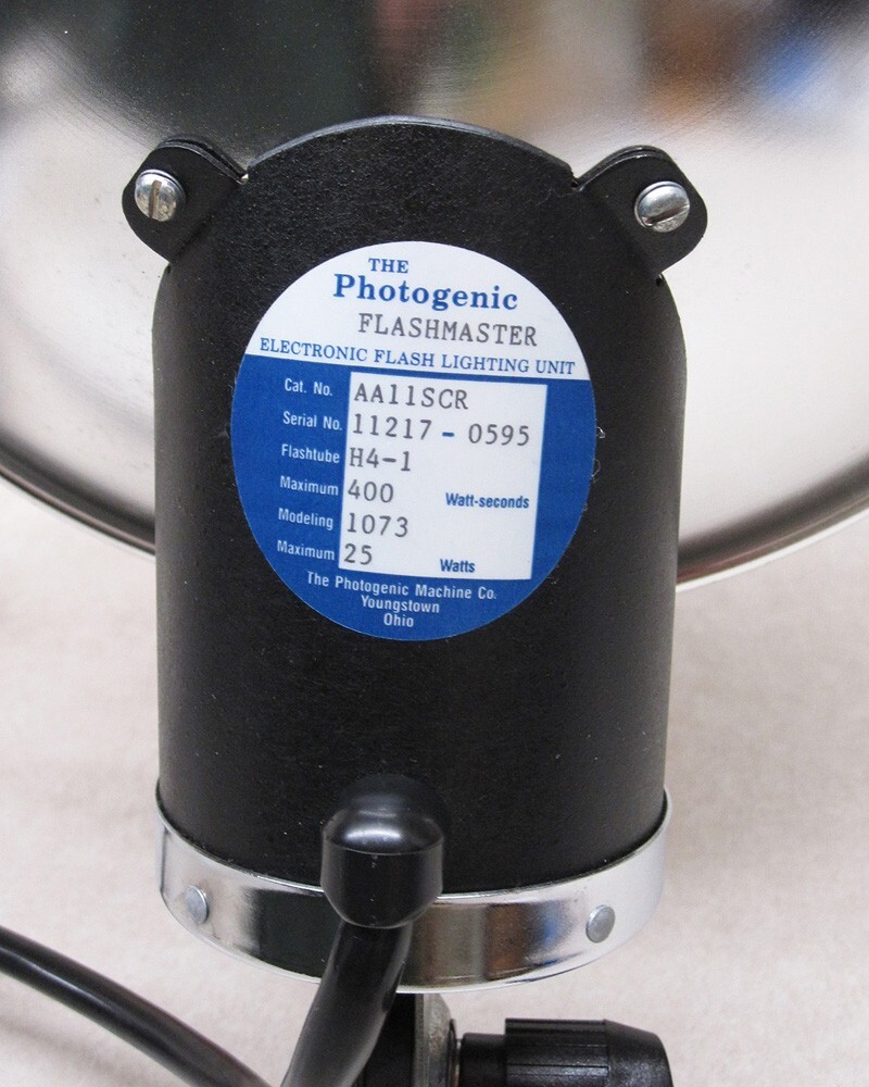 Photogenic Flashmaster AA11SCR Flash Head Diffuser Flash Tube & Modeling Lamp