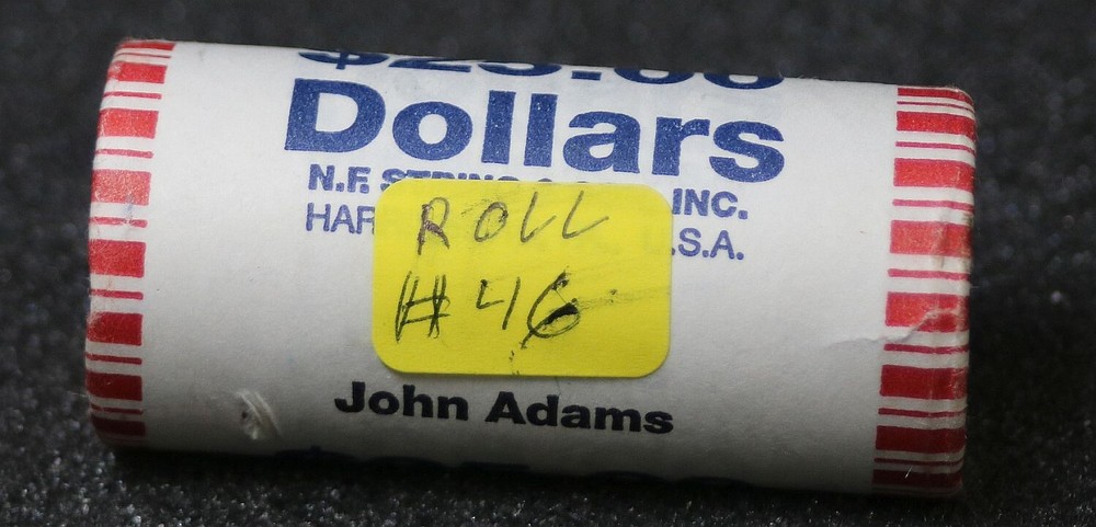 2007 John Adams Presidential Dollar Roll ~ Look for Errors and Mint. #46