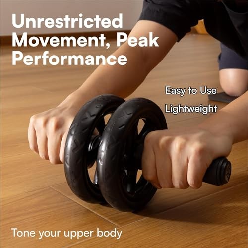 Ab Roller Wheel For Abs Workout - Abdominal Core Exercise Equipment With