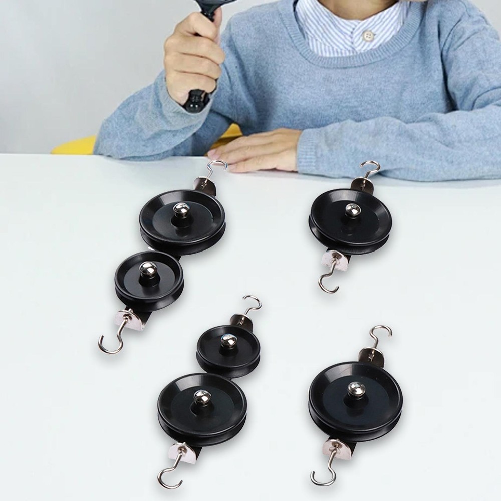 Pulley Block Set Physics Experiments Teaching Props for Children Home School