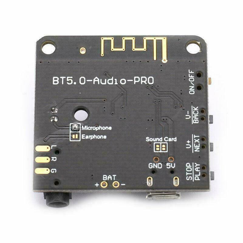 Bluetooth 5.0 MP3 Decoder Board Audio Pro Receiver MP3 Lossless Player Wireless