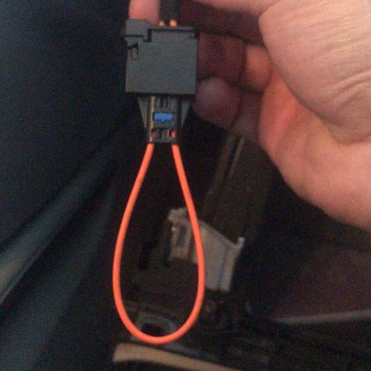 4PCS Fiber MOST Optical Optic Loop Bypass Male&Female Adapter Cable 1-1355426-1