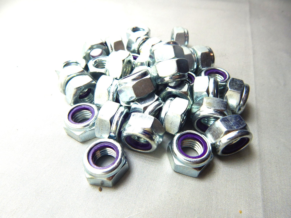 12M - 1.75 NYLON HEX LOCK NUTS