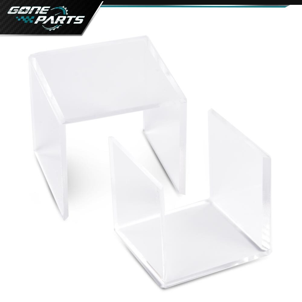 Golf Ball Display Plastic Clear Case Cube Square Stackable Holder Autograph