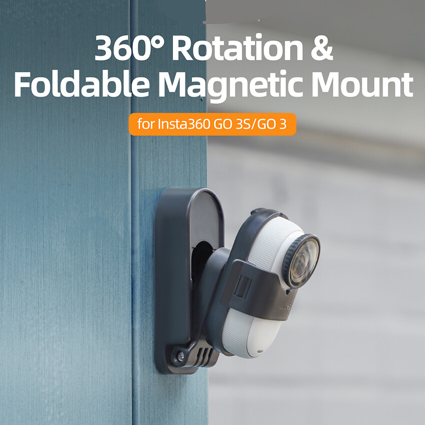 For Insta360 GO 3S/3 Magnetic Mount Tabletop Base Bracket Angles Adjustable 360°