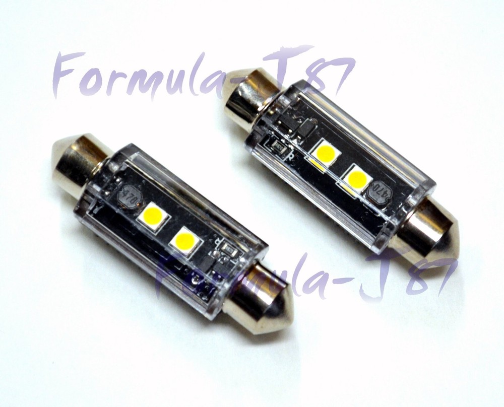 LED Light Canbus Error Free 211-2 5W Warm White Two Bulb Interior Map Replace K