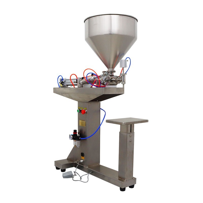 30ml-300ml Pneumatic Paste & Liquid Filling Machine Single Head Floor Type