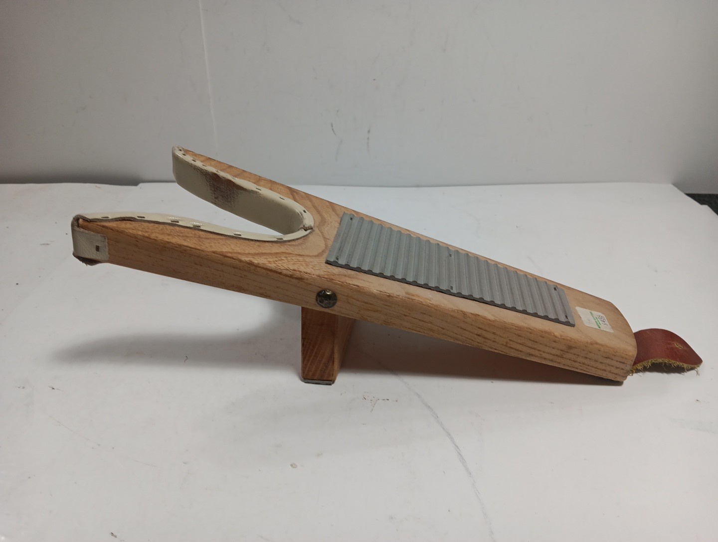SIMPSON-QUIMBY CO Wooden Cowboy Boot Jack Leather Shoe Remover Denver Colorado