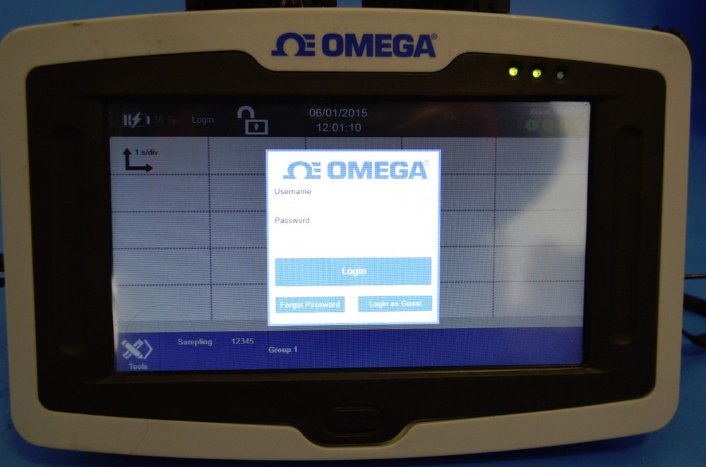 OMEGA ENGINEERING OM-DAQXL-1-NA Touch Screen Data Logger