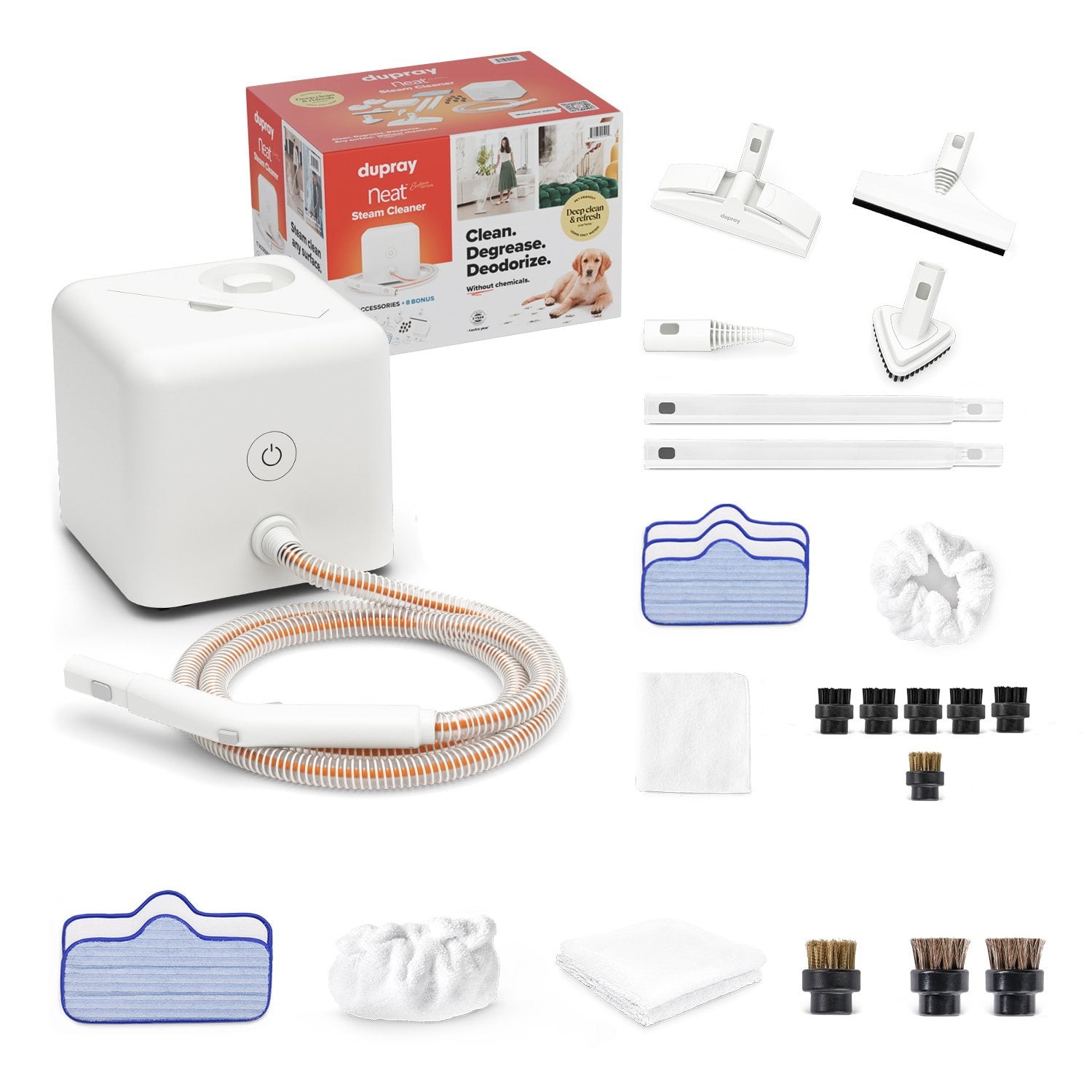 Dupray NEAT Exclusive Edition Steam Cleaner w/ Bonus Accessories - 25-Piece Kit