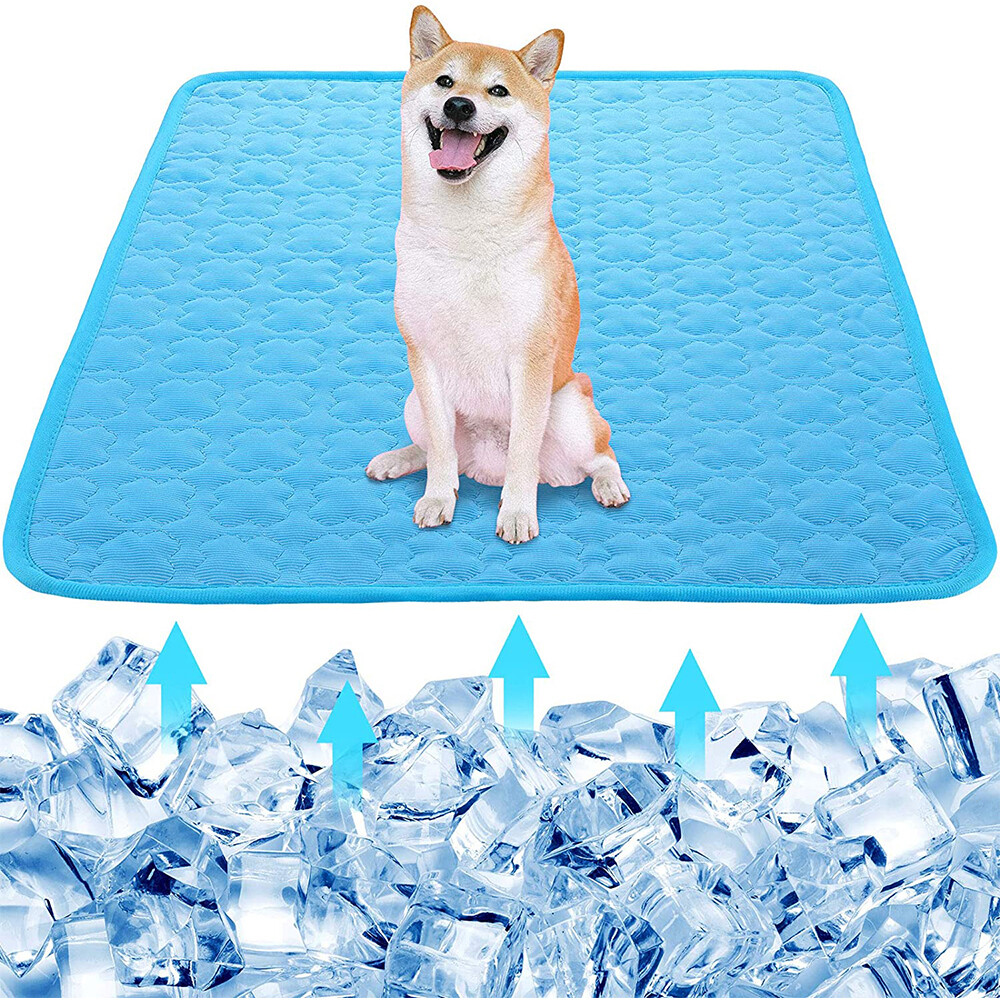59"x39.3" Large Pet Cooling Mat Cool Summer Pad Cushion Dog Cat Puppy Blanket