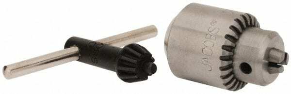 Jacobs 5/16-24, 0 to 0.1575" Capacity, Threaded Mount Drill Chuck