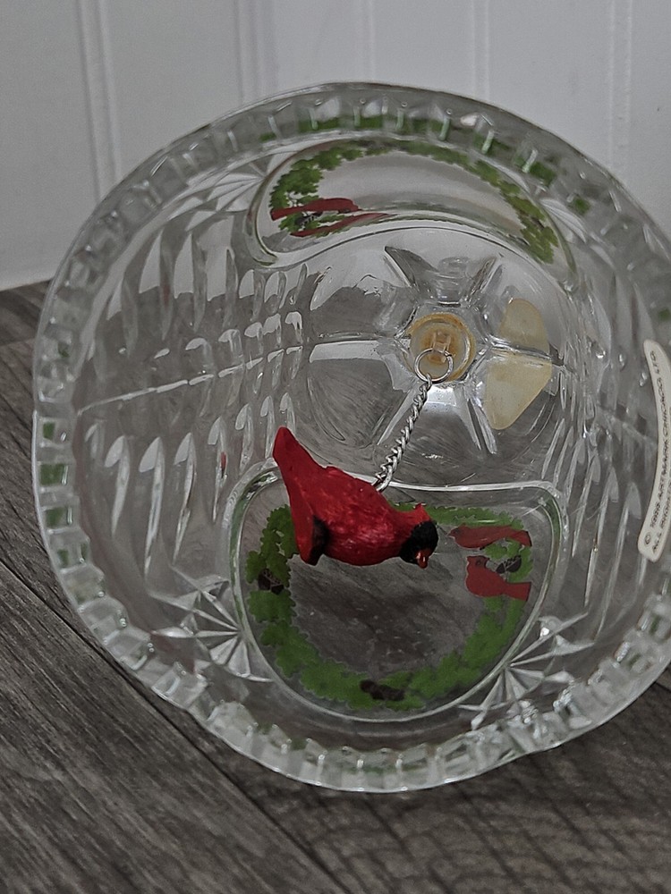 1988 Artmark Crystal Cardinal Bell