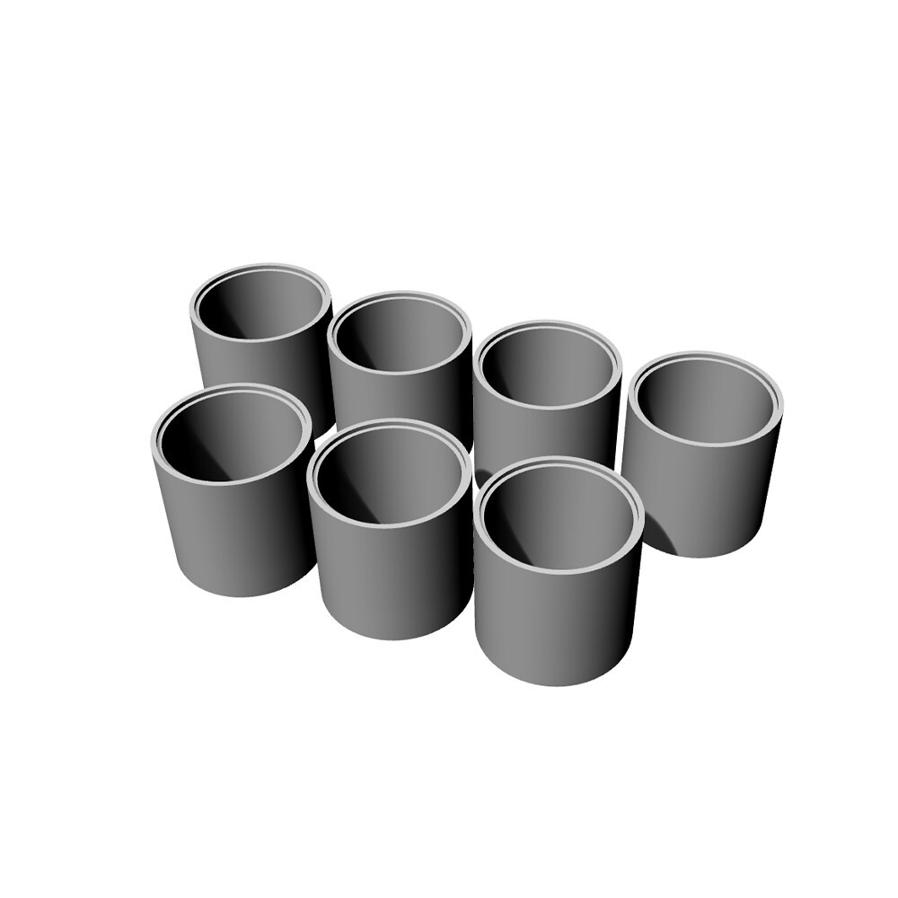 Yao's Studio 1/64 Large Sewer Pipe Loads FOR Model Railroads Display Type-2