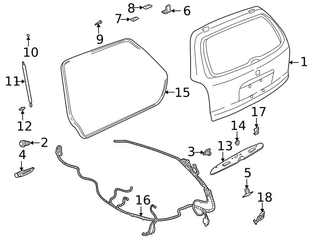 Genuine GM Handle 22715416