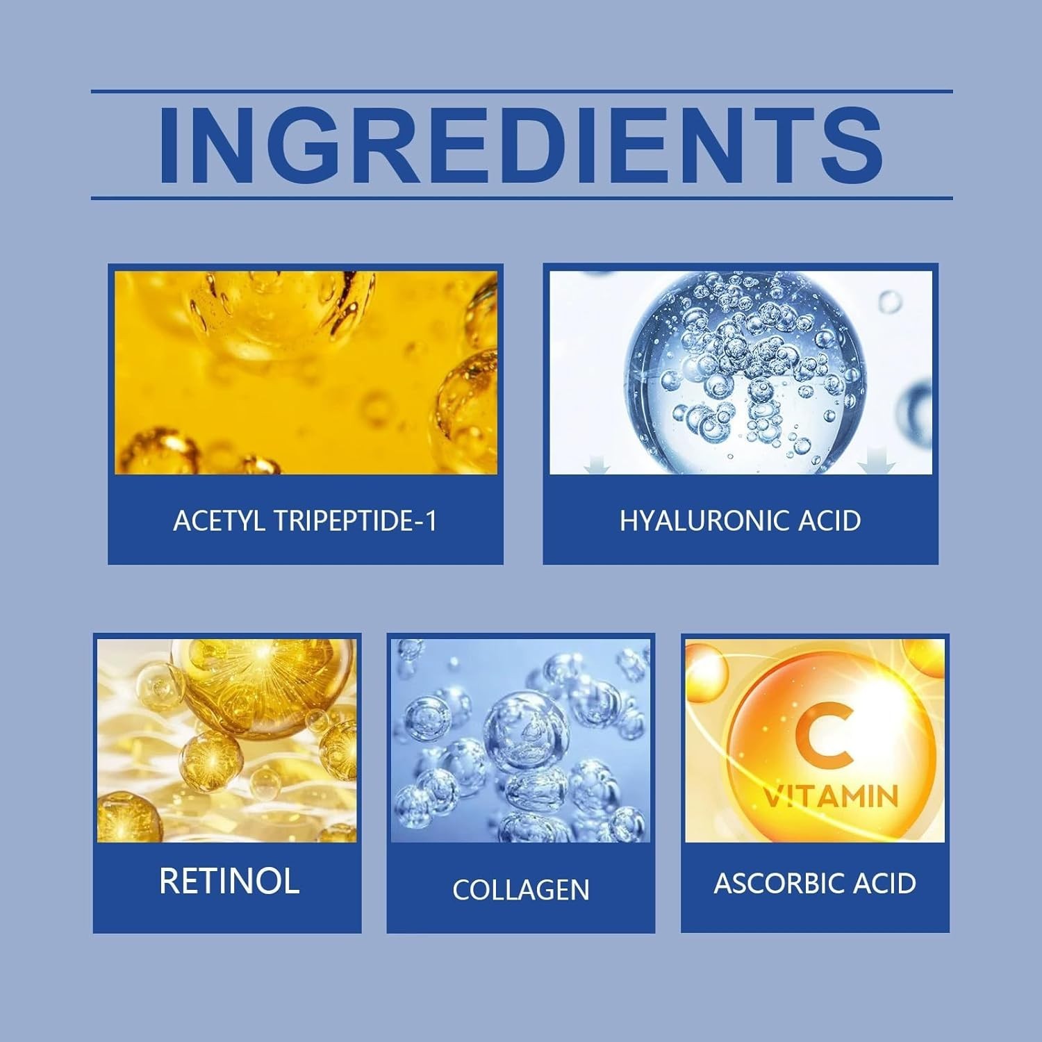 Novalift Microglow Eye Patches, 6 Pairs Hyaluronic Patches for under Eyes Bags