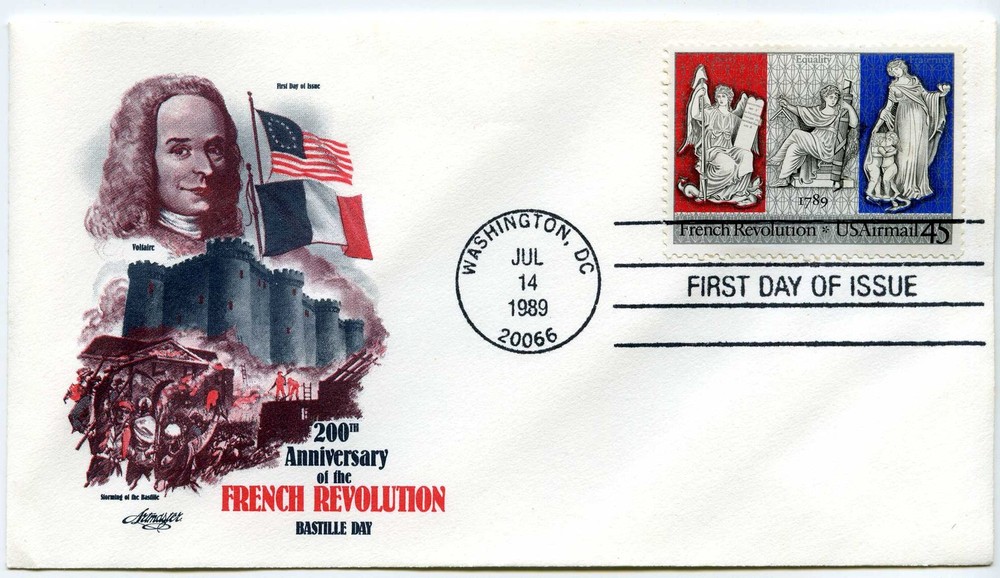 C120 French Revolution, Artmaster,  FDC