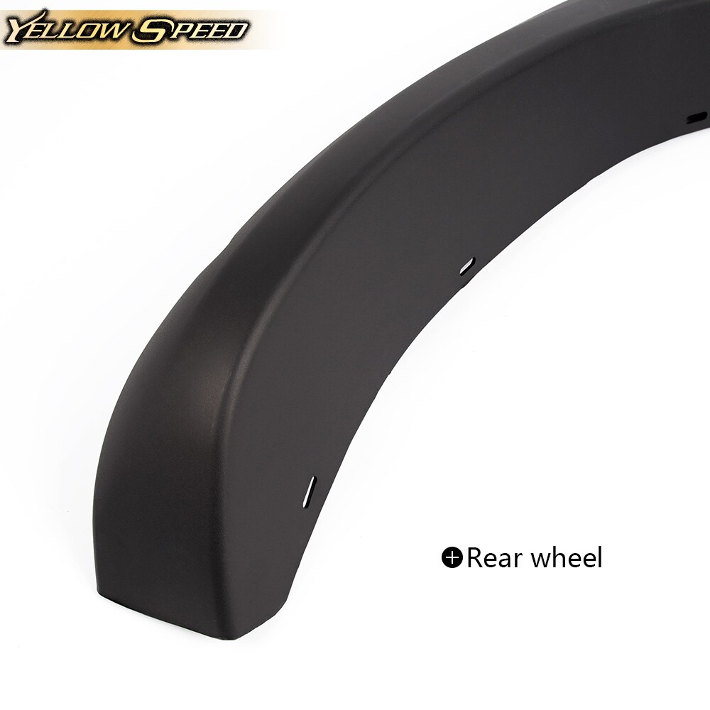 Fit For 02-08 Ram 1500 03-09 Ram 2500/3500 Pocket Rivet Style Fender Flares 4pcs