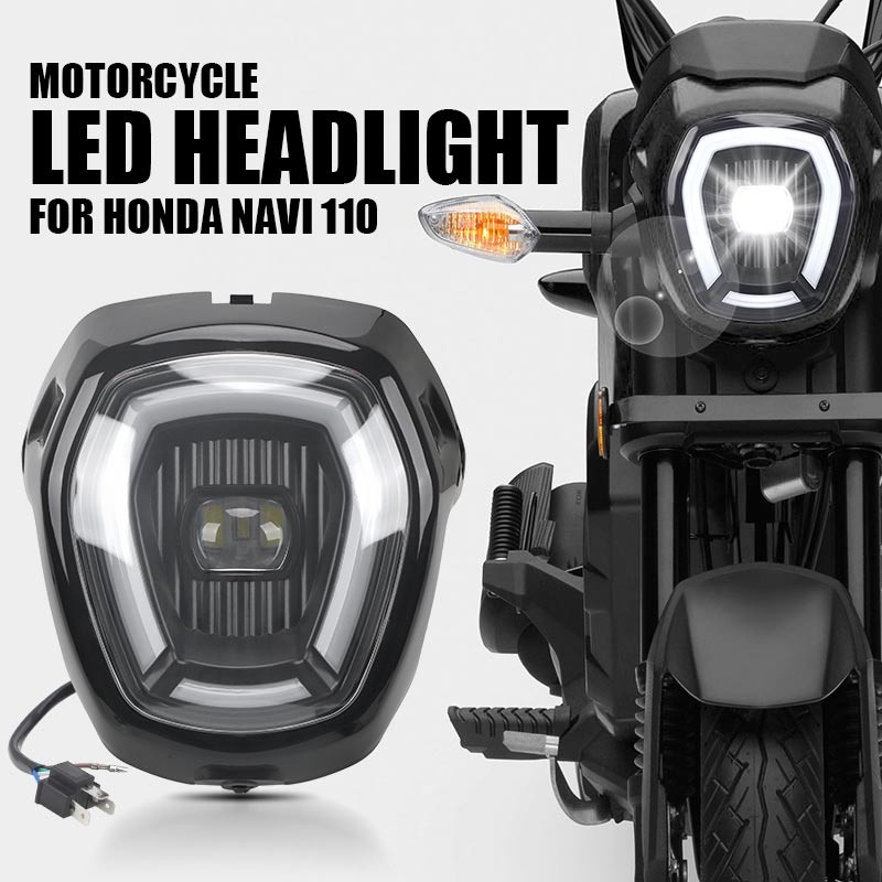 LED Headlight Assembly High Low Beam + DRL Lamp For Honda Navi NVA110B 2016-2021