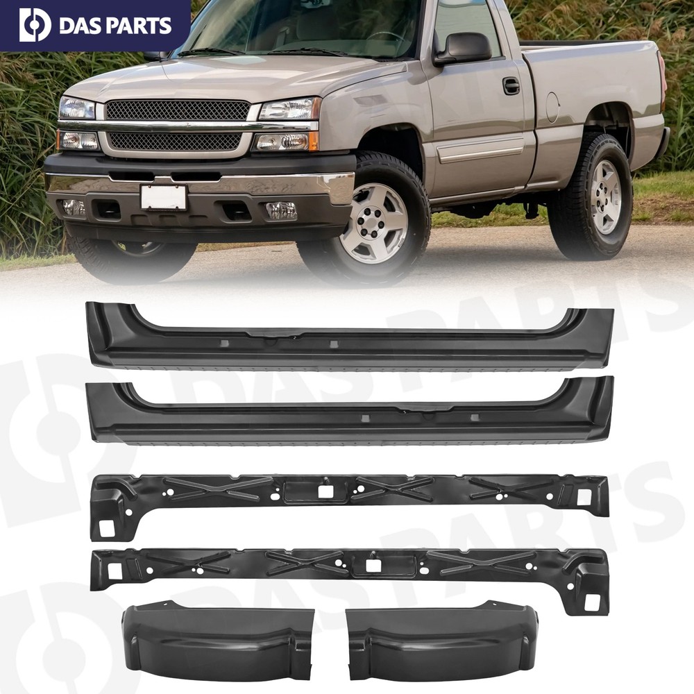 For GMC Silverado Sierra EXT Cab 99-07 Outer Inner Rocker Panels + Cab Corners
