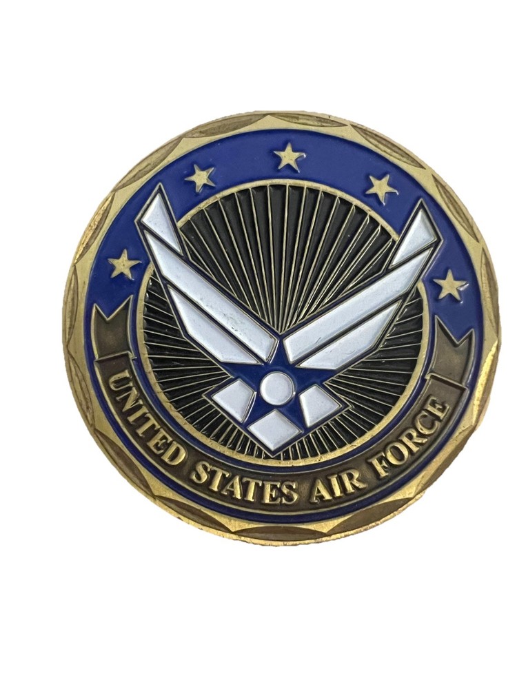 US Air Force Core Values Challenge Coin - Integrity First Service Before Self