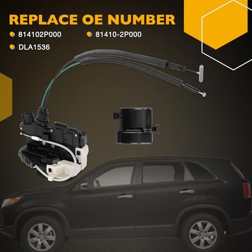 814102P000 Door Lock Latch Actuator Compatible with 2011 Rear Left Driver Side