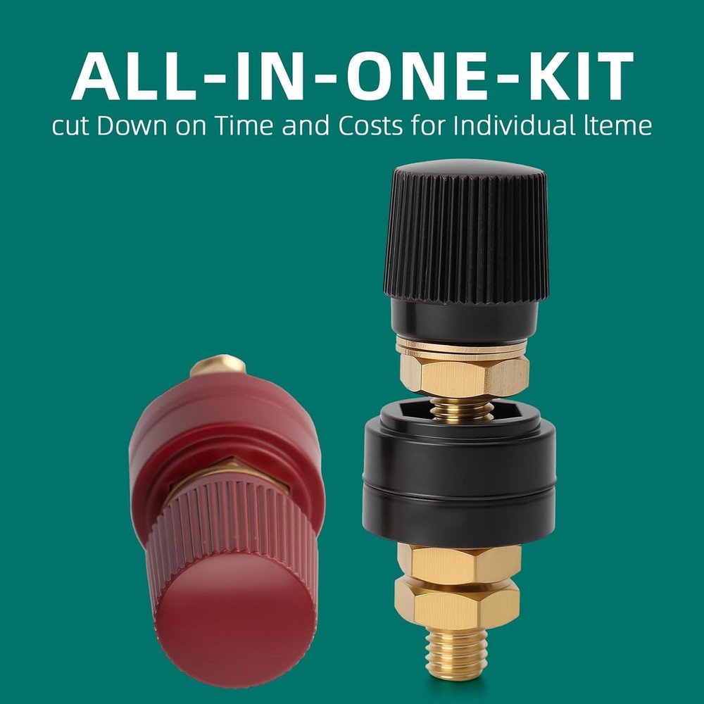 AUTOKAY 2 Pack 5/16 Inch Battery Terminal Stud Remote Binding Post...