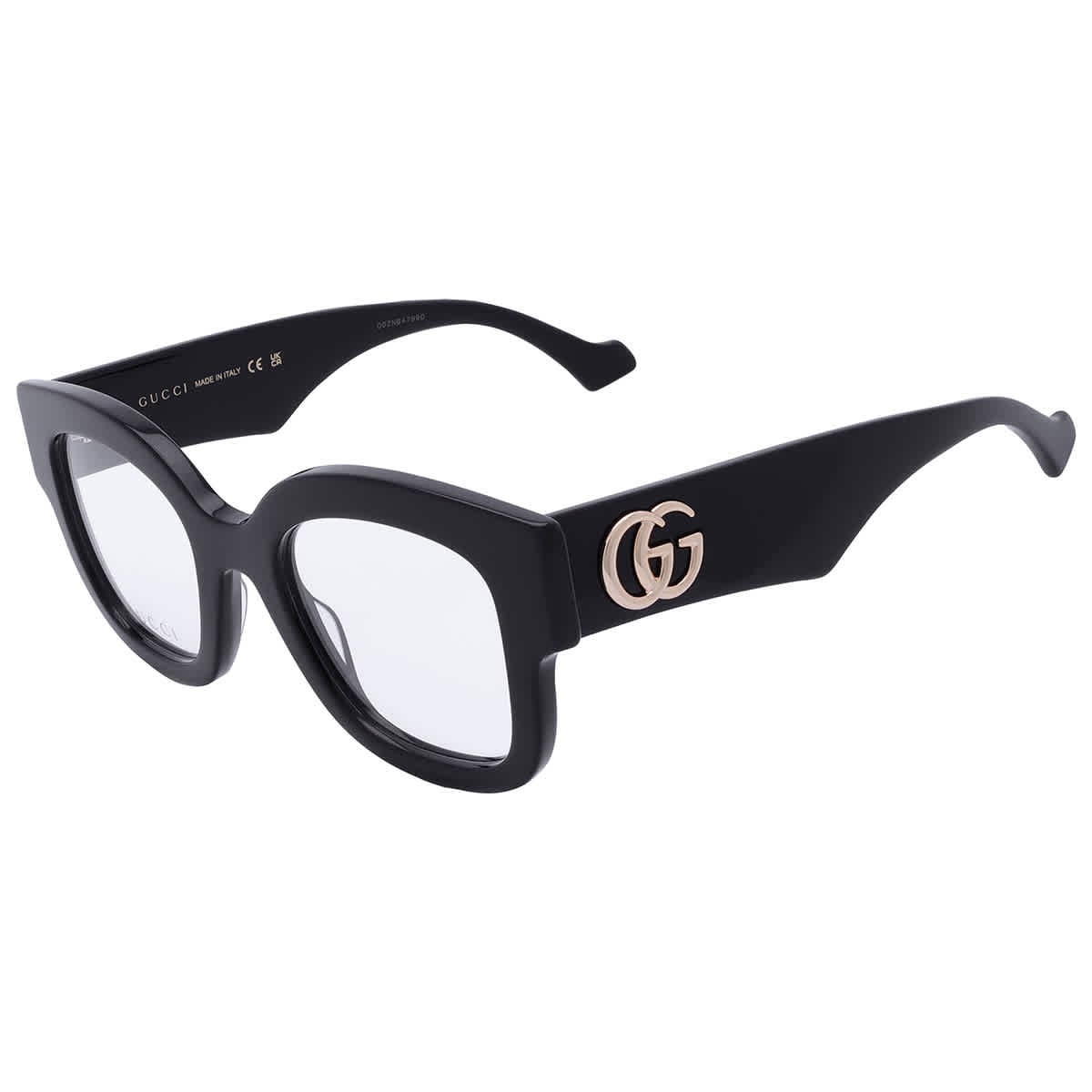 Gucci Demo Square Ladies Eyeglasses GG1423O 001 50 GG1423O 001 50