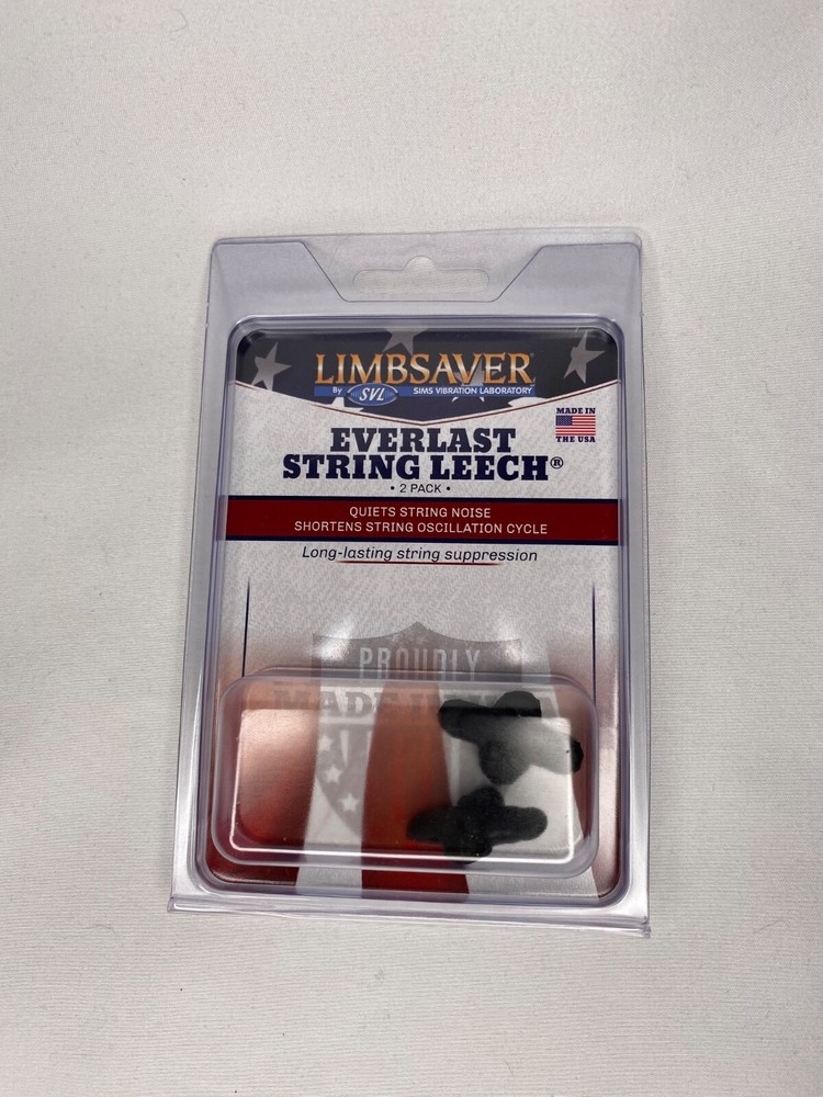 Limbsaver Everlast Bow String Leech - 2 pack (Black) #3318