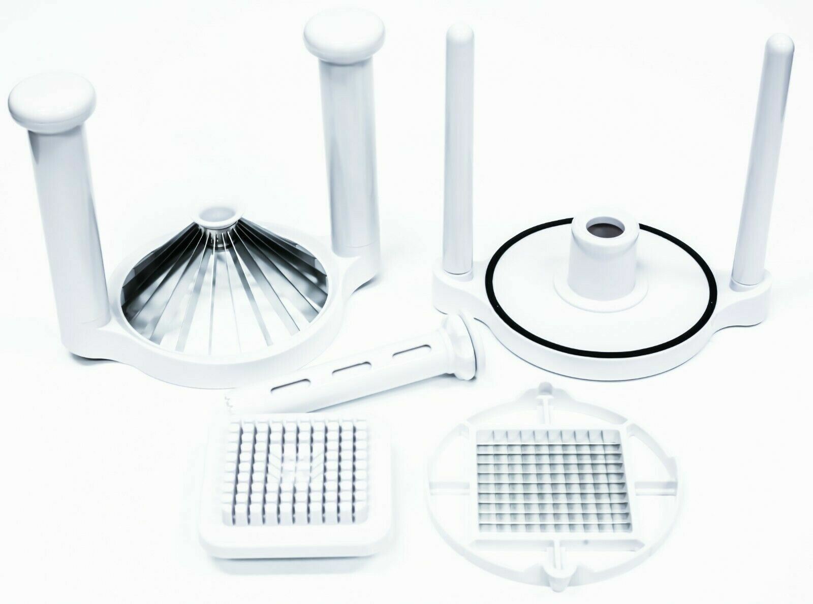 New Ron Popeil's Blossoming Onion with French Fry Blade Blooming Onion Cutter