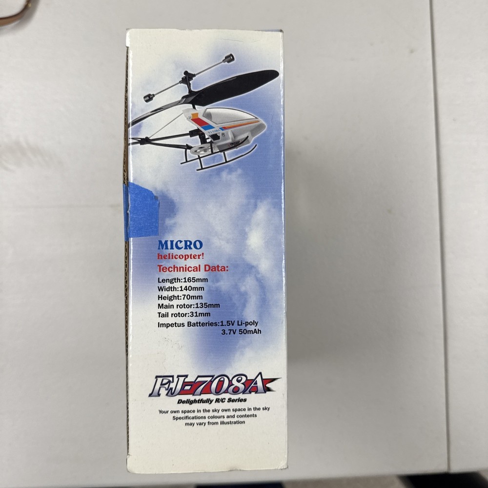 Remote Control Helicopter FJ-708A Not Tested