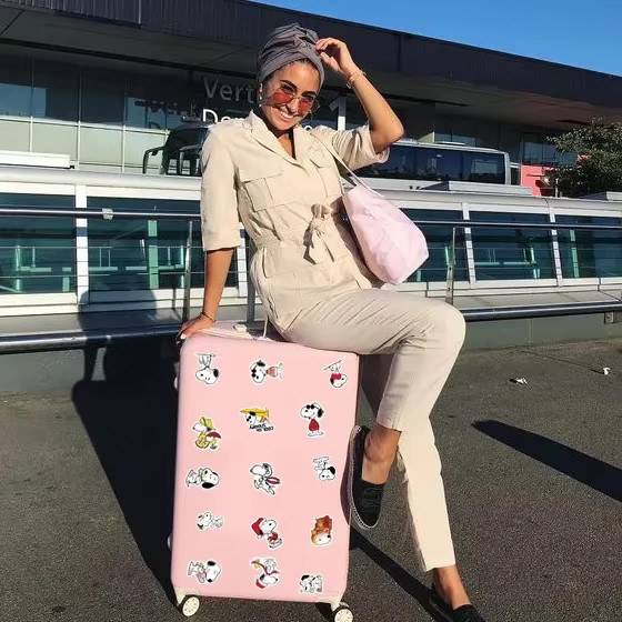 Snoopy Stickers Peanuts 50 Pack Set Waterproof Cute Decal Sticker Set Woodstock