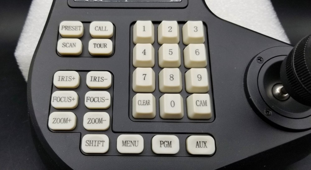 4D Speed Dome Keyboard Controller ~ Open Box ~ Never Used ~ Hotkey Control