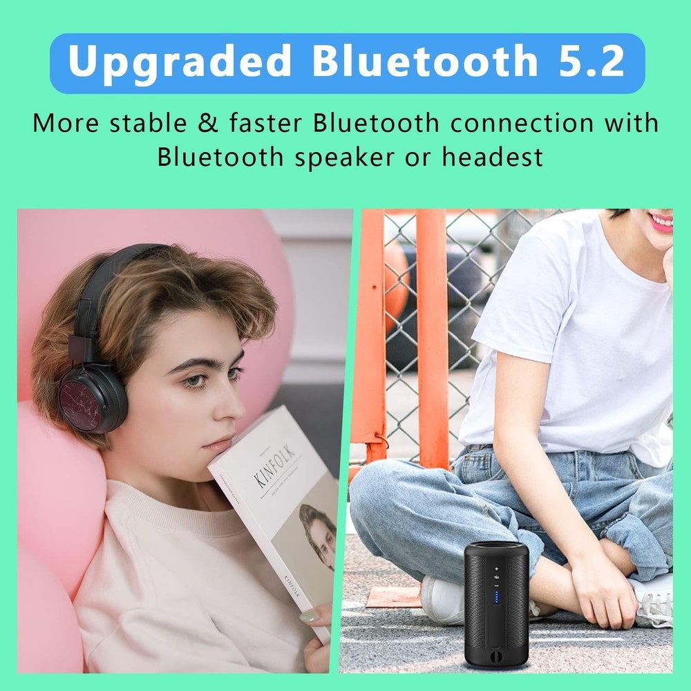 Compact 64GB MP3 Player with Touch Buttons, FM Radio & E-Book Function