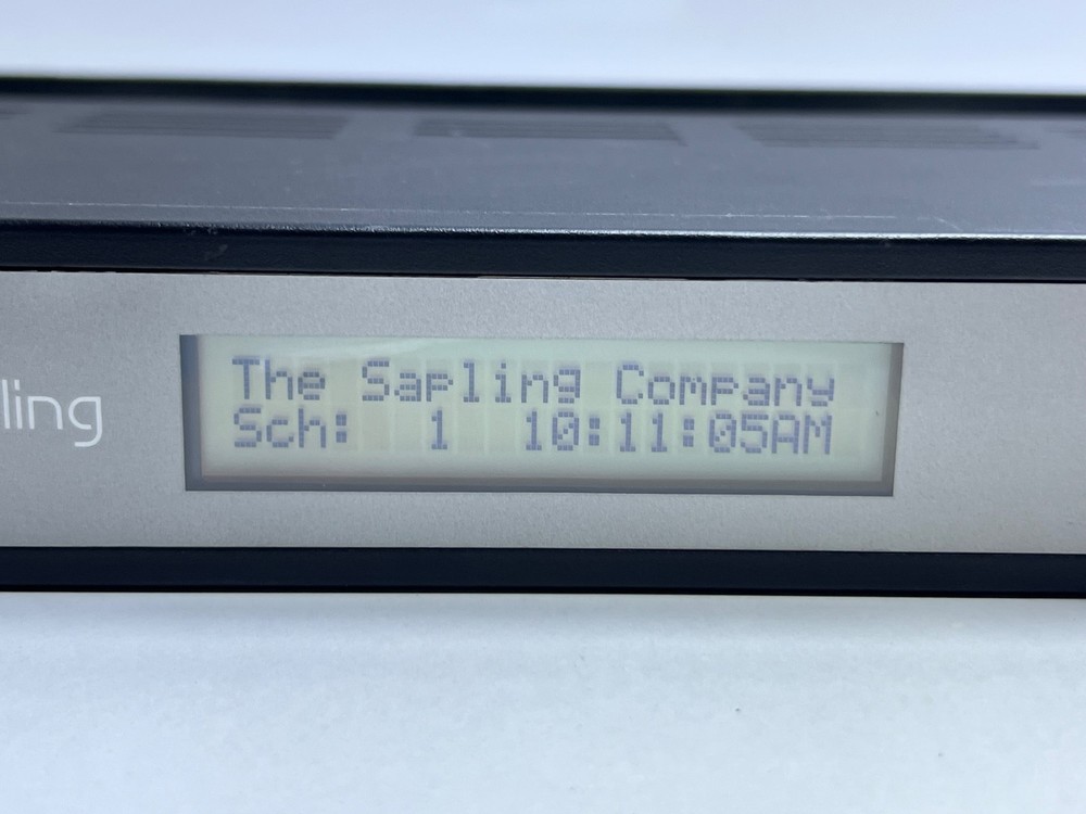 Sapling Master Clocks NPT-8R0-0108-1