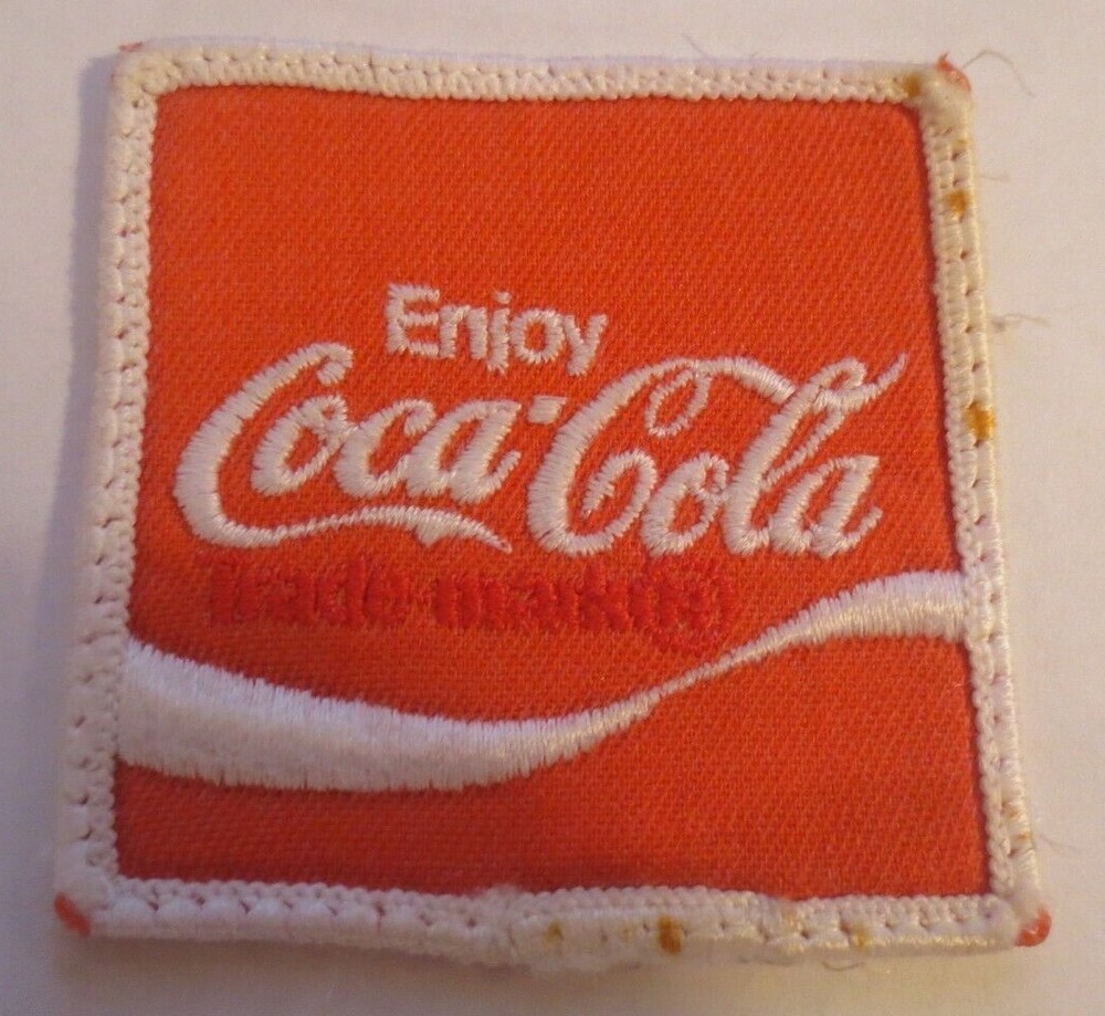 Coca-Cola Extra Small Uniform Patch  2 1/2" Square