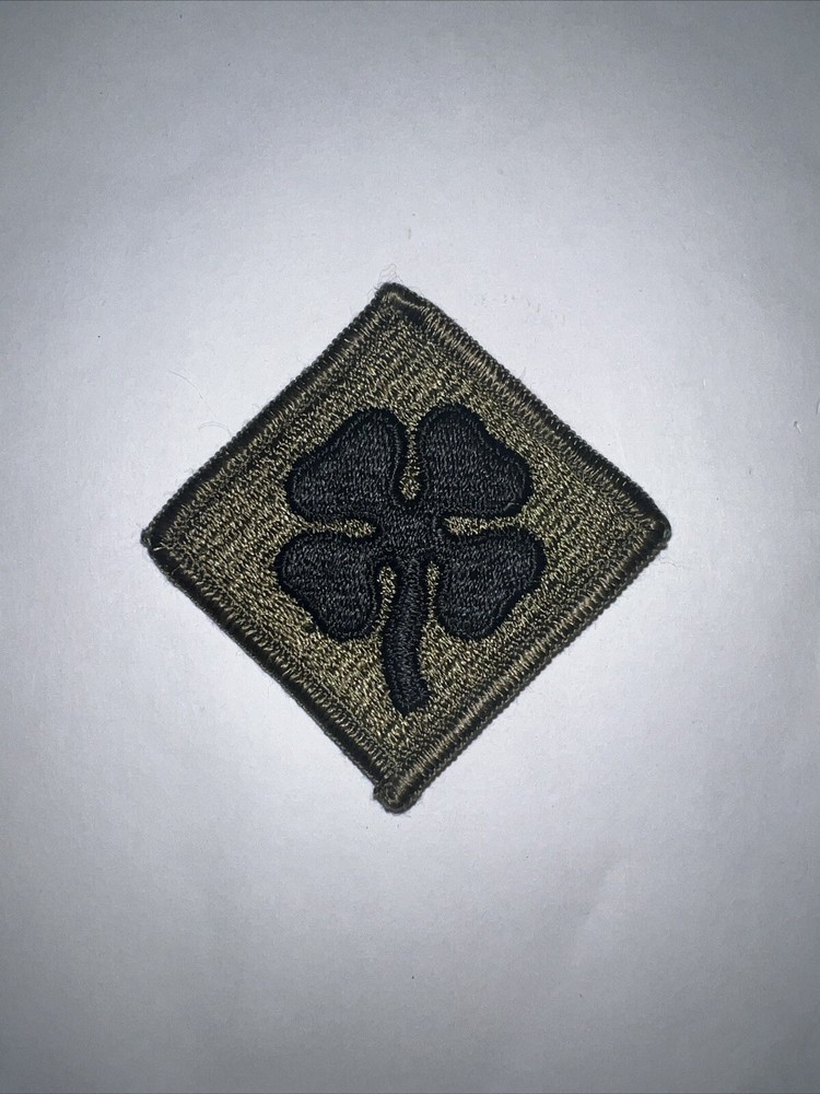 4th ARMY PATCH SUBDUED COLOR VIETNAM WAR ERA
