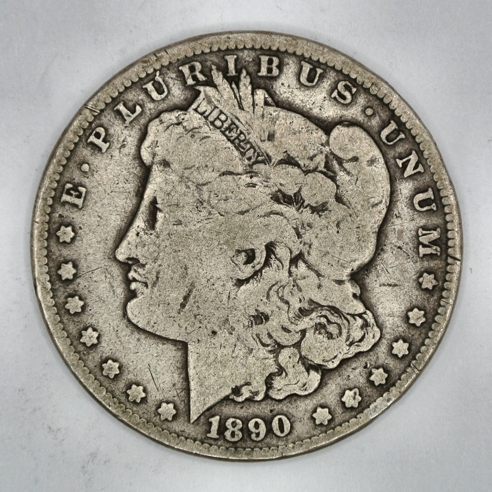1890-CC Morgan Silver Dollar