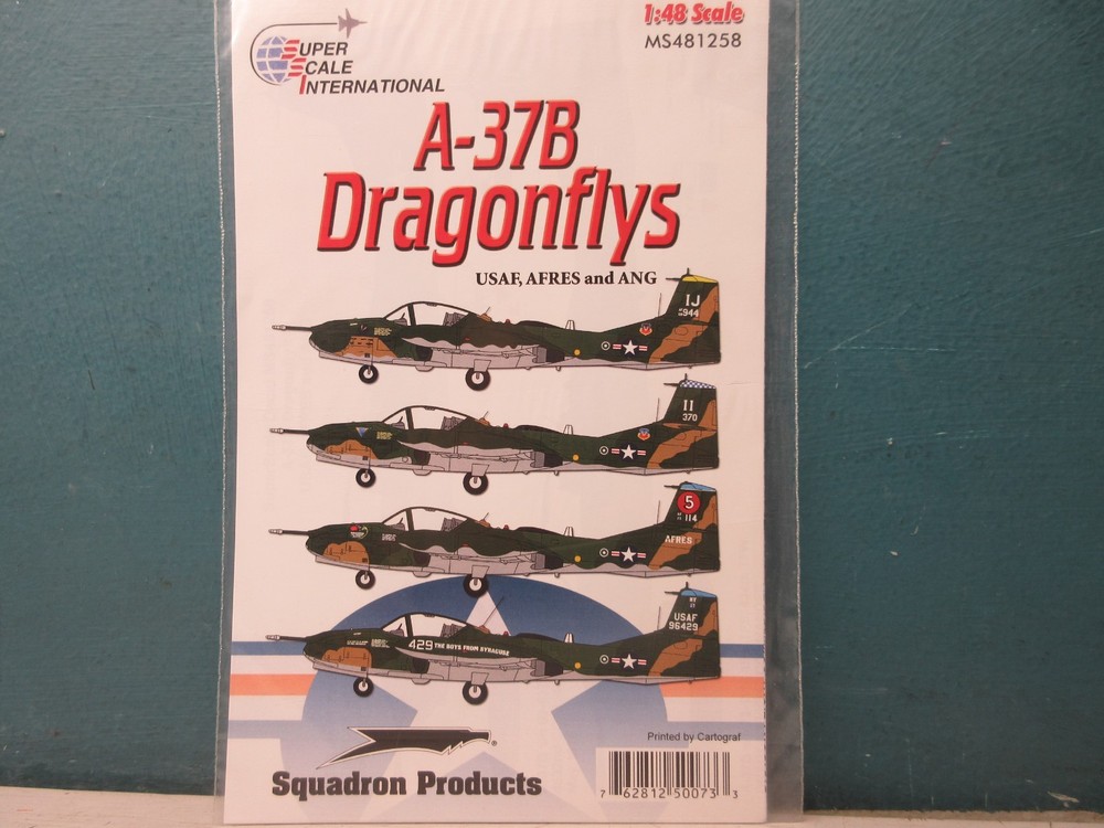 SUPERSCALE 1/48 CESSNA A-37B DRAGONFLYS  MS481258